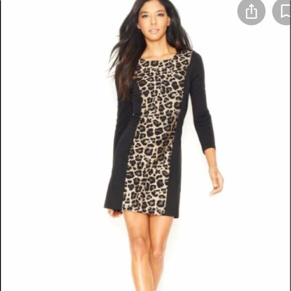 Kensie Dresses & Skirts - Kenzie women’s dress Black and Tan large beautiful